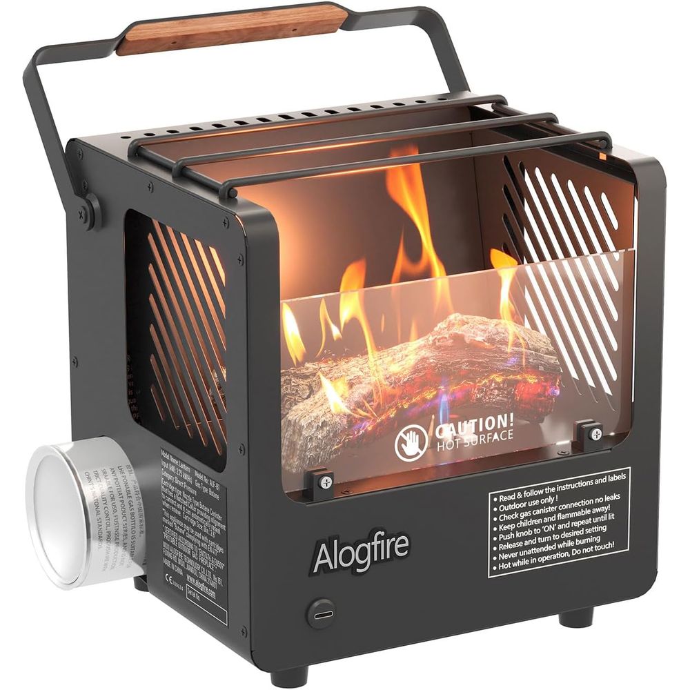 Fire Pit Bowl - Compact 3-in-1 Outdoor Butane Fire Pit,