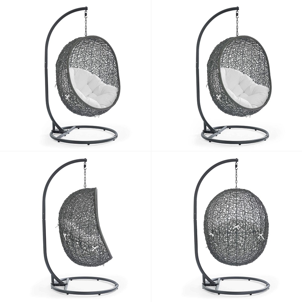 Hanging Egg Chair - Dalia Resin Wicker Hanging Egg Chair