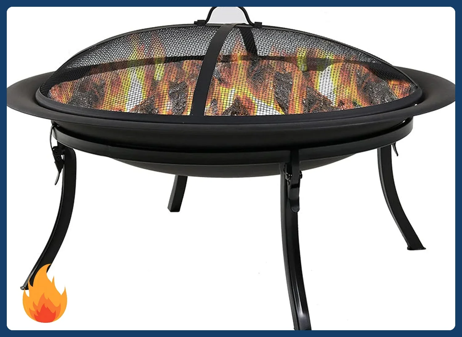 Fire Pit Bowl - [Discounted Price!]Sunnydaze 29-Inch Portable Fire Pit