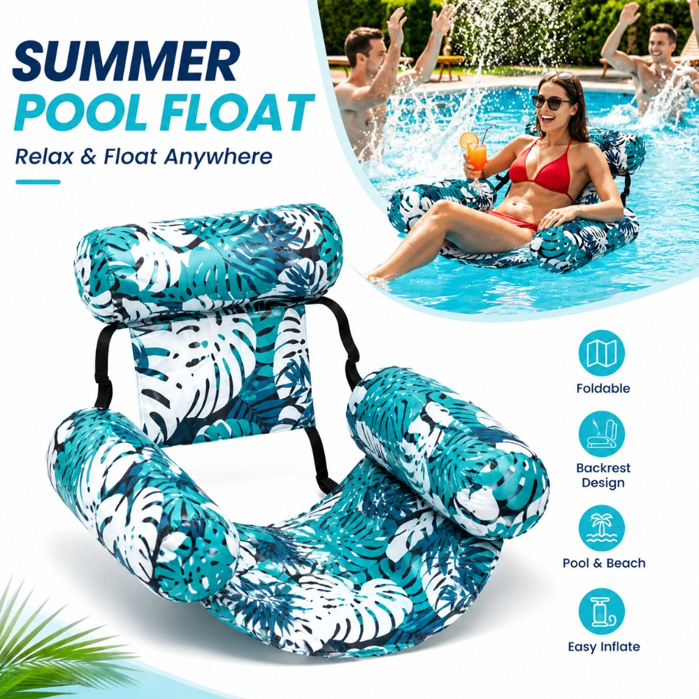Outdoor Furniture Arhaus - Heavy Duty Blow Up Pool Chair