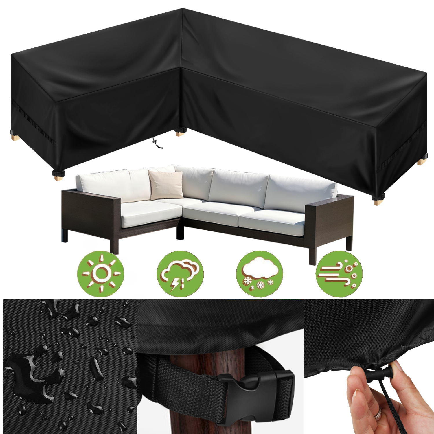 Outdoor Waterproof Sectional S - Outdoor Furniture Arhaus ulasan dan harga