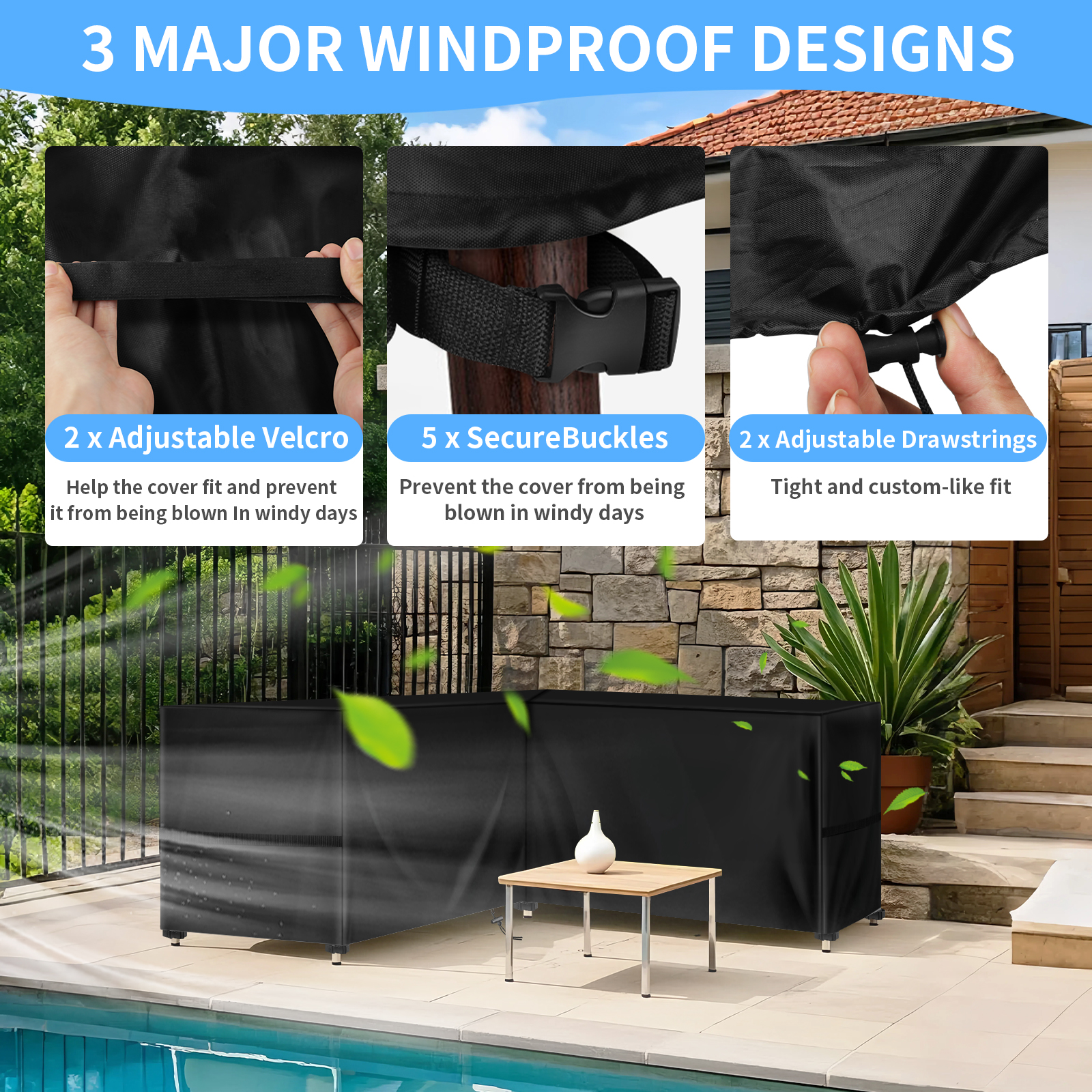 Outdoor Waterproof Sectional S - Outdoor Furniture Arhaus ulasan dan harga