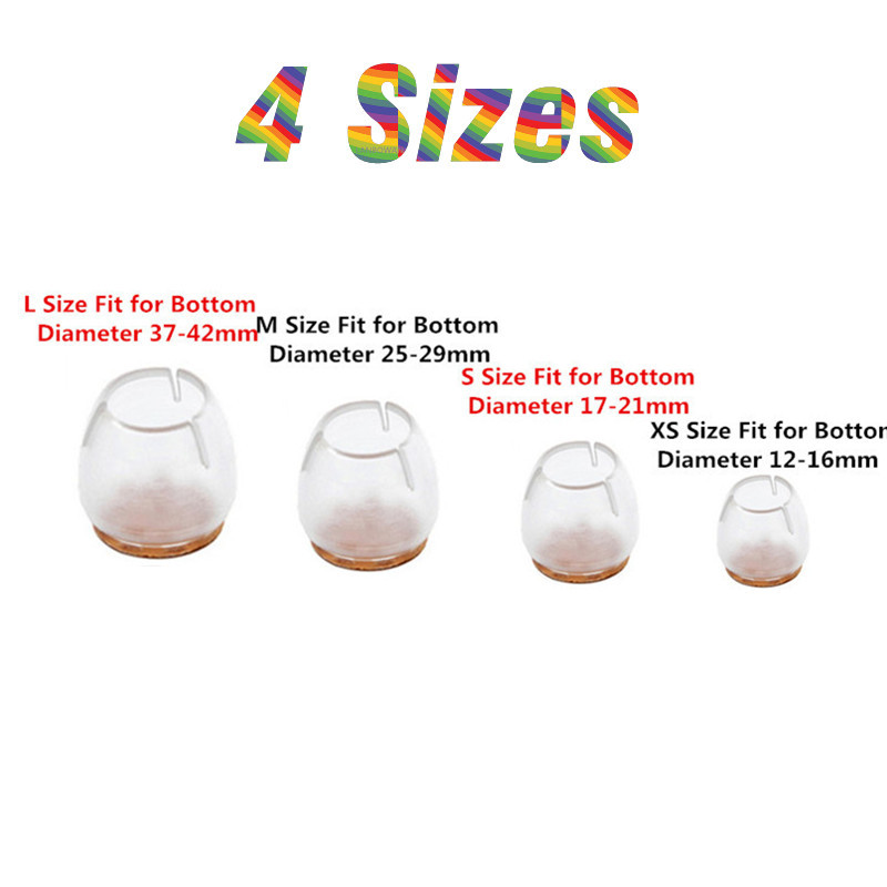 24pcs Silicone Chair Leg Prote - Outdoor Furniture Glider ulasan dan harga
