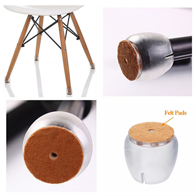 24pcs Silicone Chair Leg Prote - Outdoor Furniture Glider ulasan dan harga