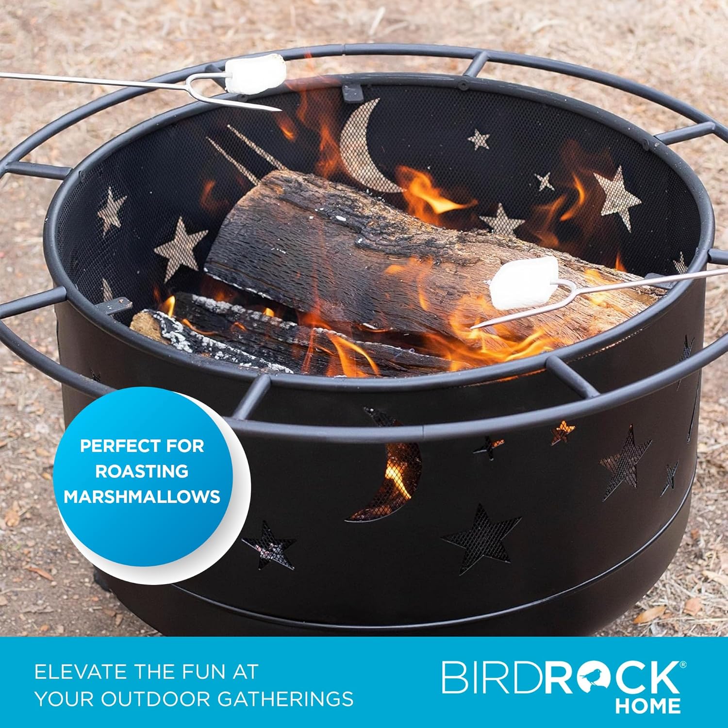 30″ Round Wood-Burning Fire Pi - Fire Pit Bowl ulasan dan harga
