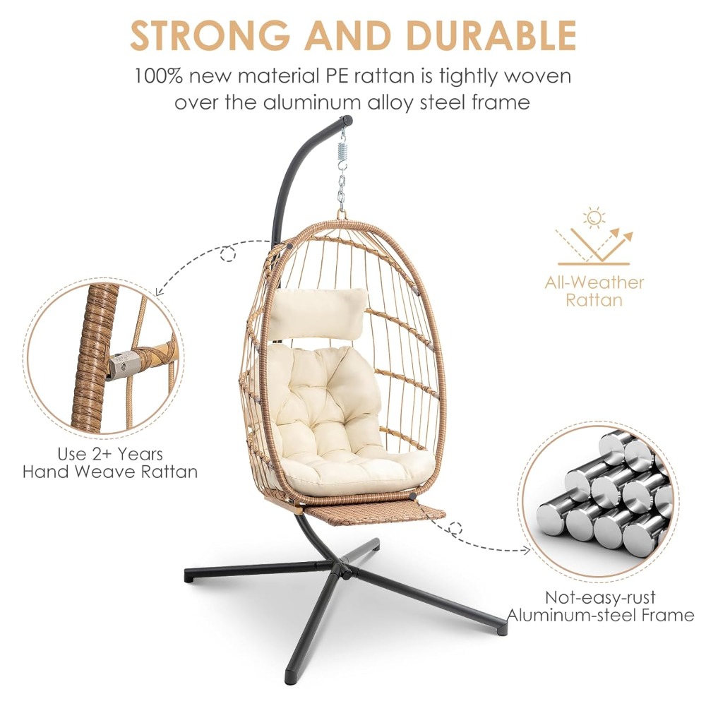Hanging Egg Chair with Stand a - Hanging Egg Chair ulasan dan harga
