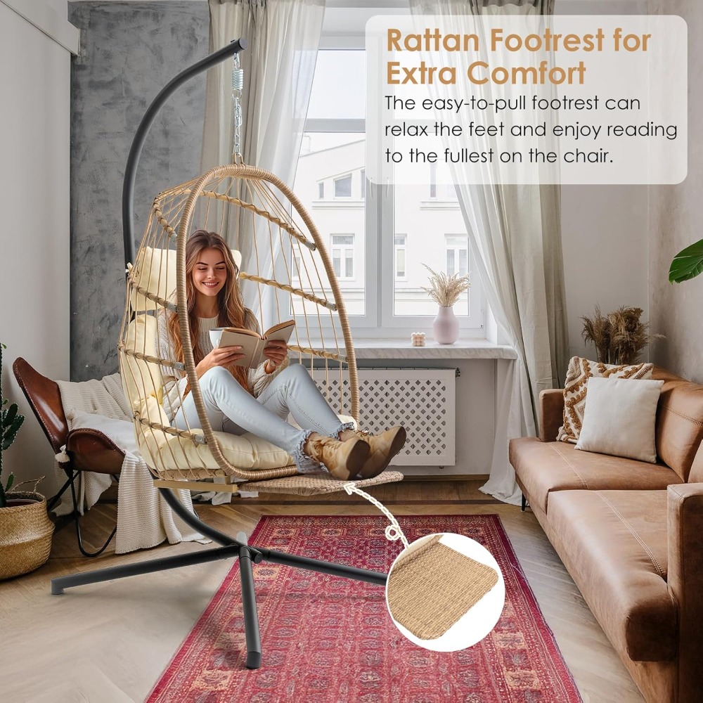 Hanging Egg Chair with Stand a - Hanging Egg Chair ulasan dan harga