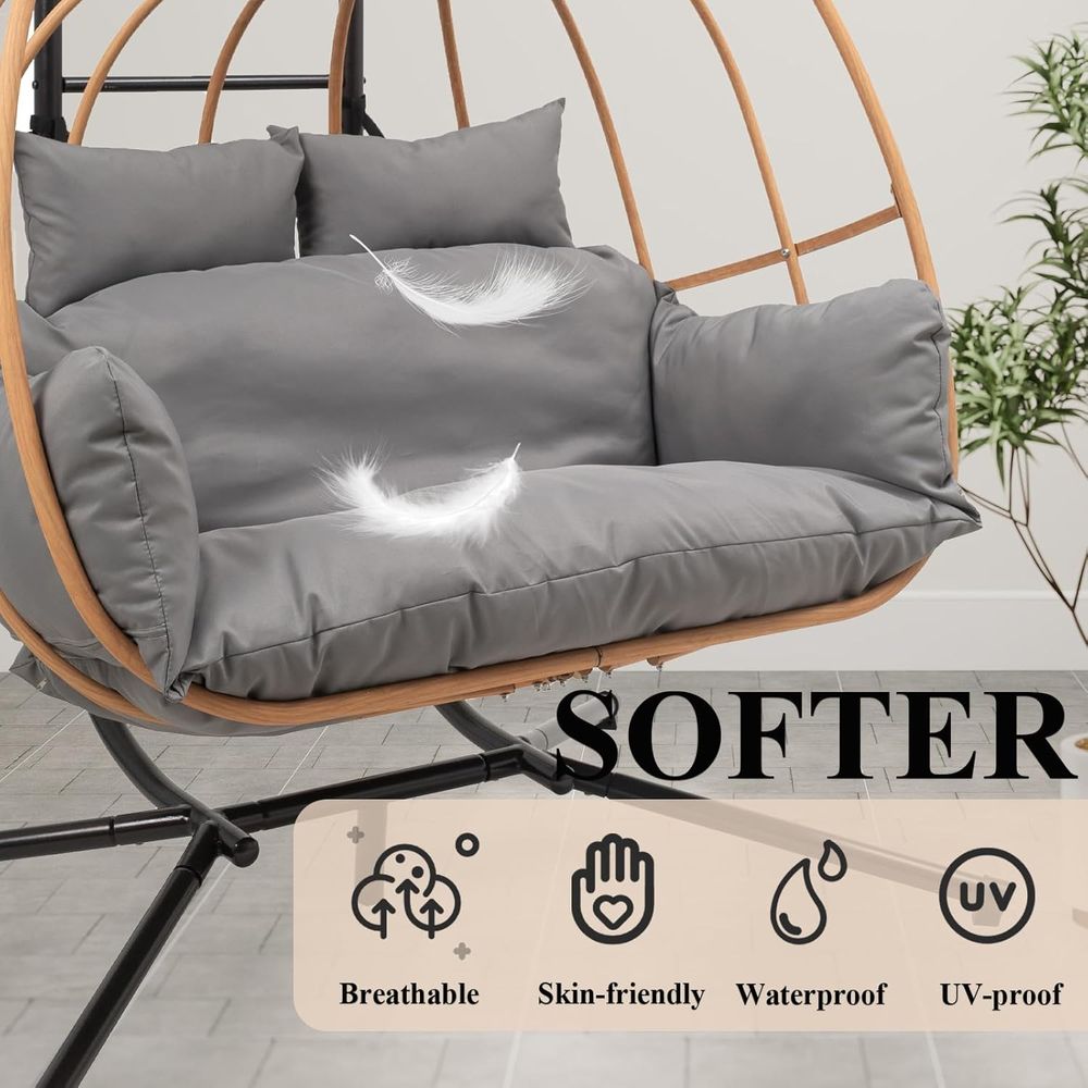 Oversized Double Hanging Egg C - Hanging Egg Chair ulasan dan harga