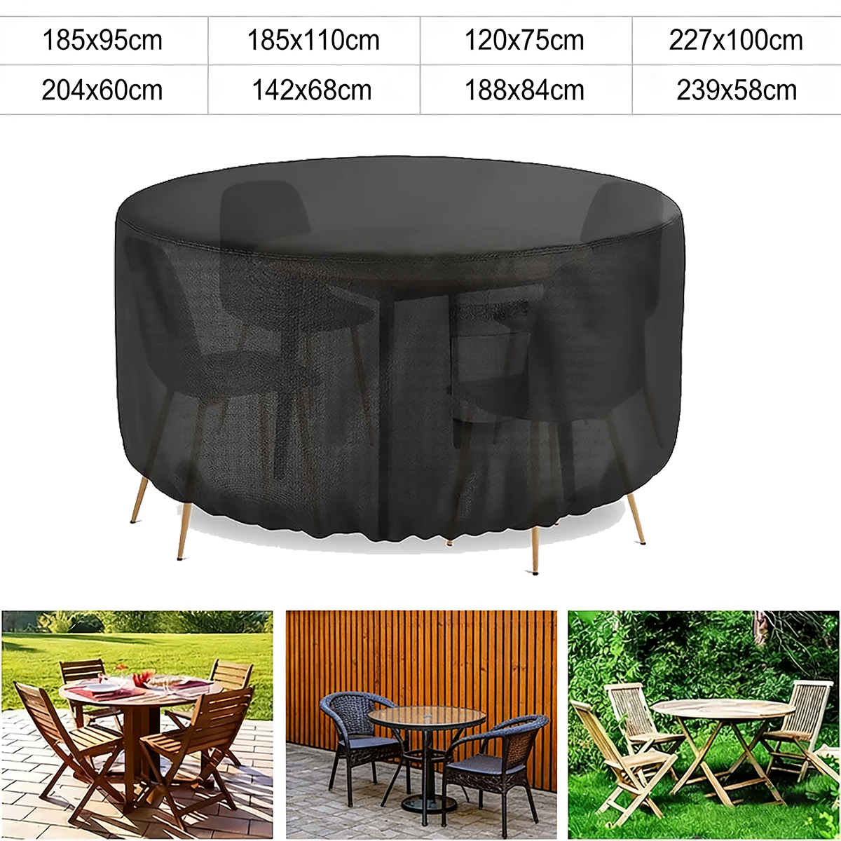 Multi Size Round Patio Furnitu - Outdoor Furniture Design ulasan dan harga