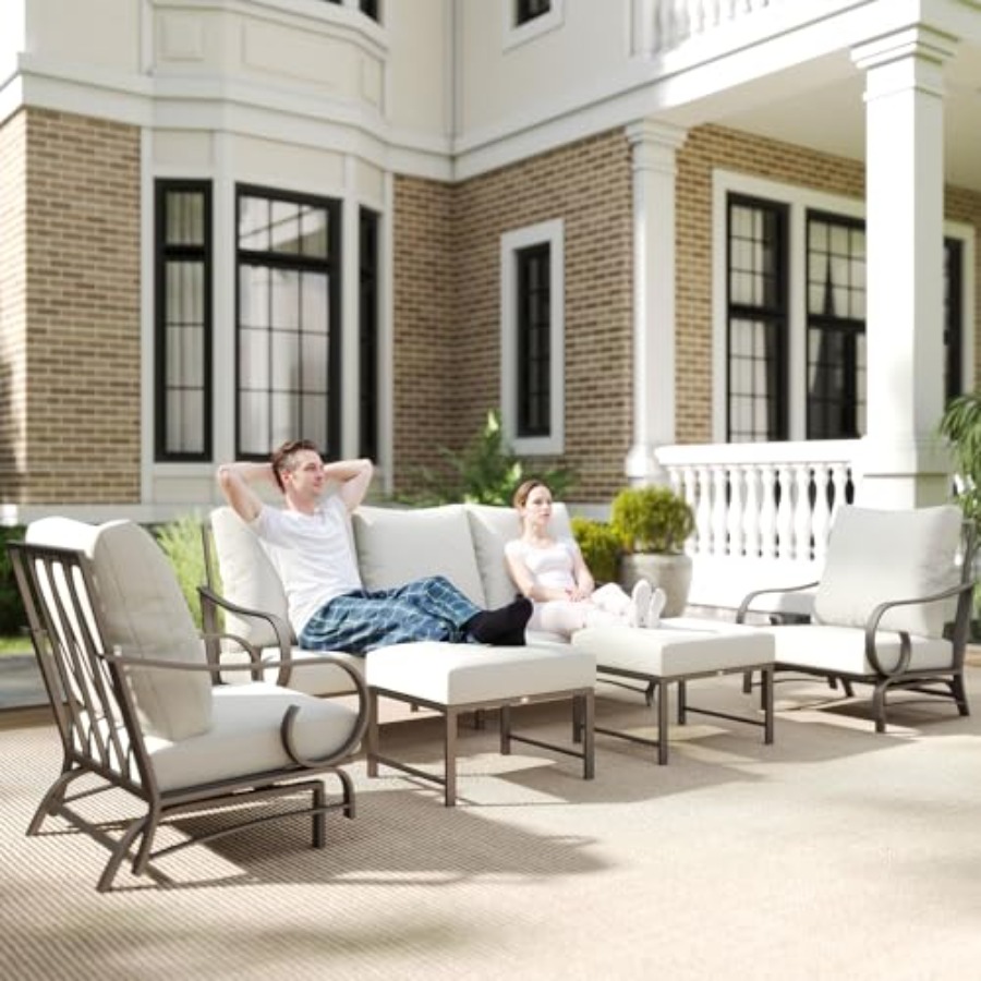 5 Piece Patio Furniture Set wi - Outdoor Furniture Diy ulasan dan harga