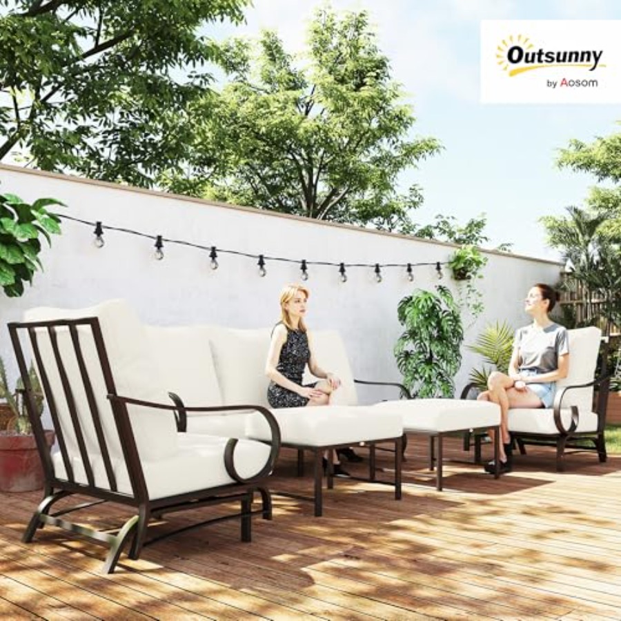 5 Piece Patio Furniture Set wi - Outdoor Furniture Diy ulasan dan harga