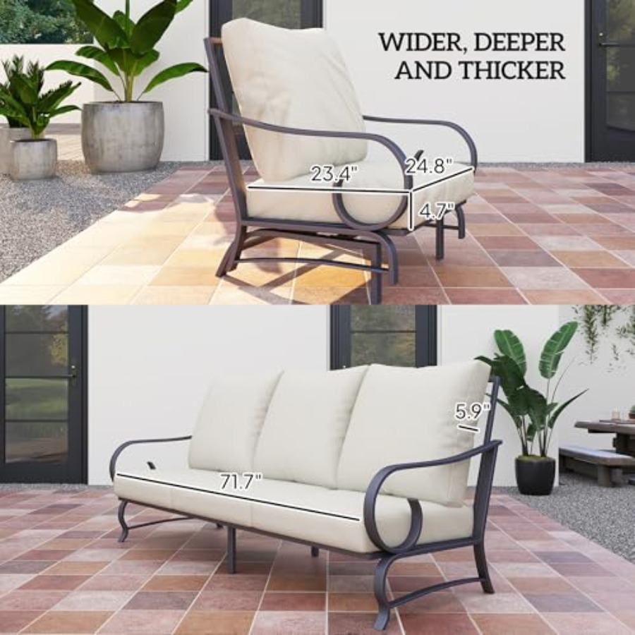 5 Piece Patio Furniture Set wi - Outdoor Furniture Diy ulasan dan harga