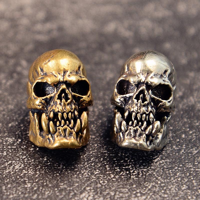 2Pcs Skull Head Brass Knife Be - Outdoor Furniture Diy ulasan dan harga