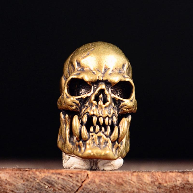 2Pcs Skull Head Brass Knife Be - Outdoor Furniture Diy ulasan dan harga