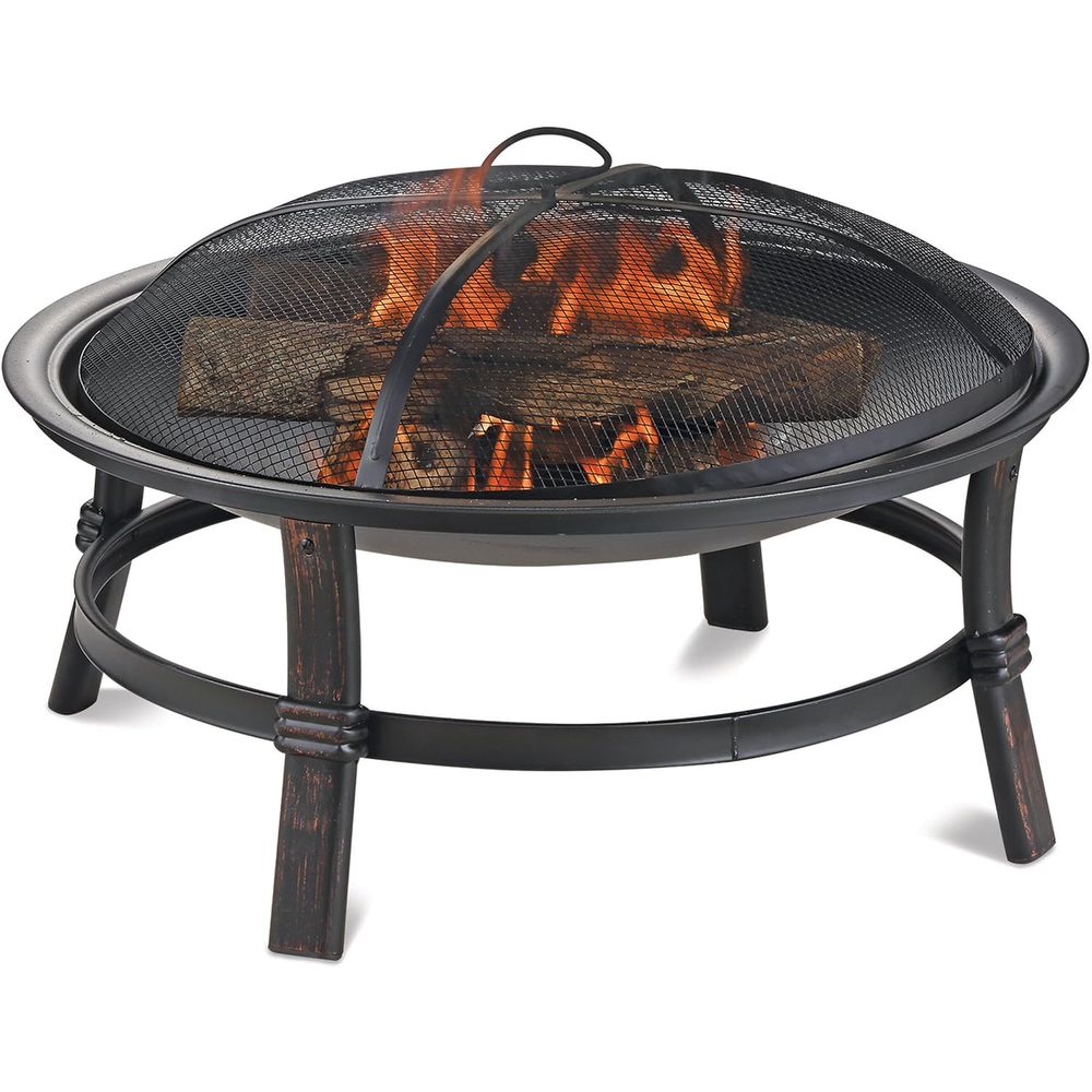 Copper-Tone Outdoor Fire Pit B - Fire Pit Bowl ulasan dan harga