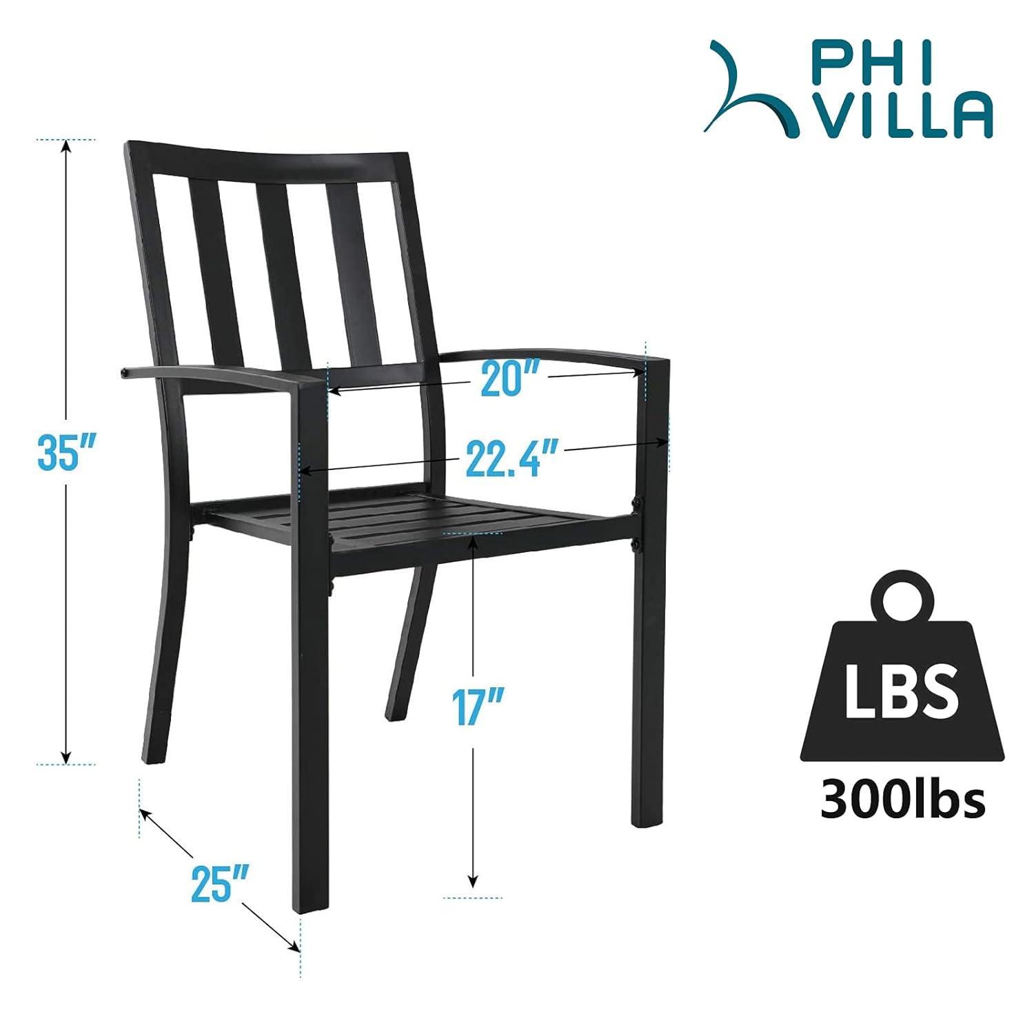 2-Pack Stackable Wrought-Iron  - Outdoor Furniture Diy ulasan dan harga