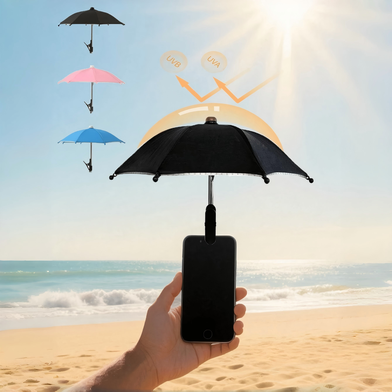 Universal Phone Clip Umbrella, - Outdoor Furniture Umbrella ulasan dan harga