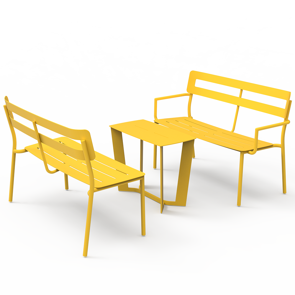 Modern Outdoor Aluminum Alloy  - Outdoor Furniture Cafe ulasan dan harga
