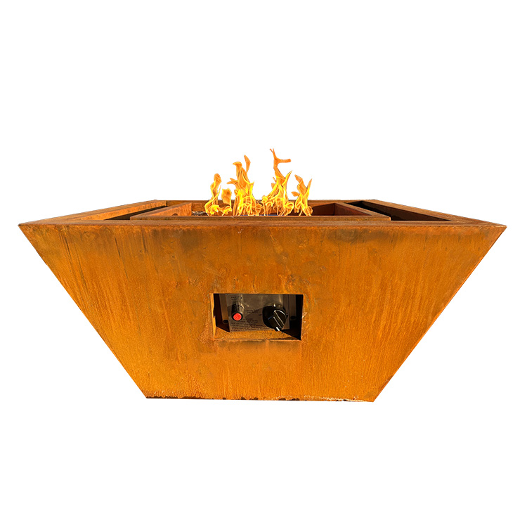Corten Steel Gas Fire Pit Outd - Fire Pit Bowl ulasan dan harga