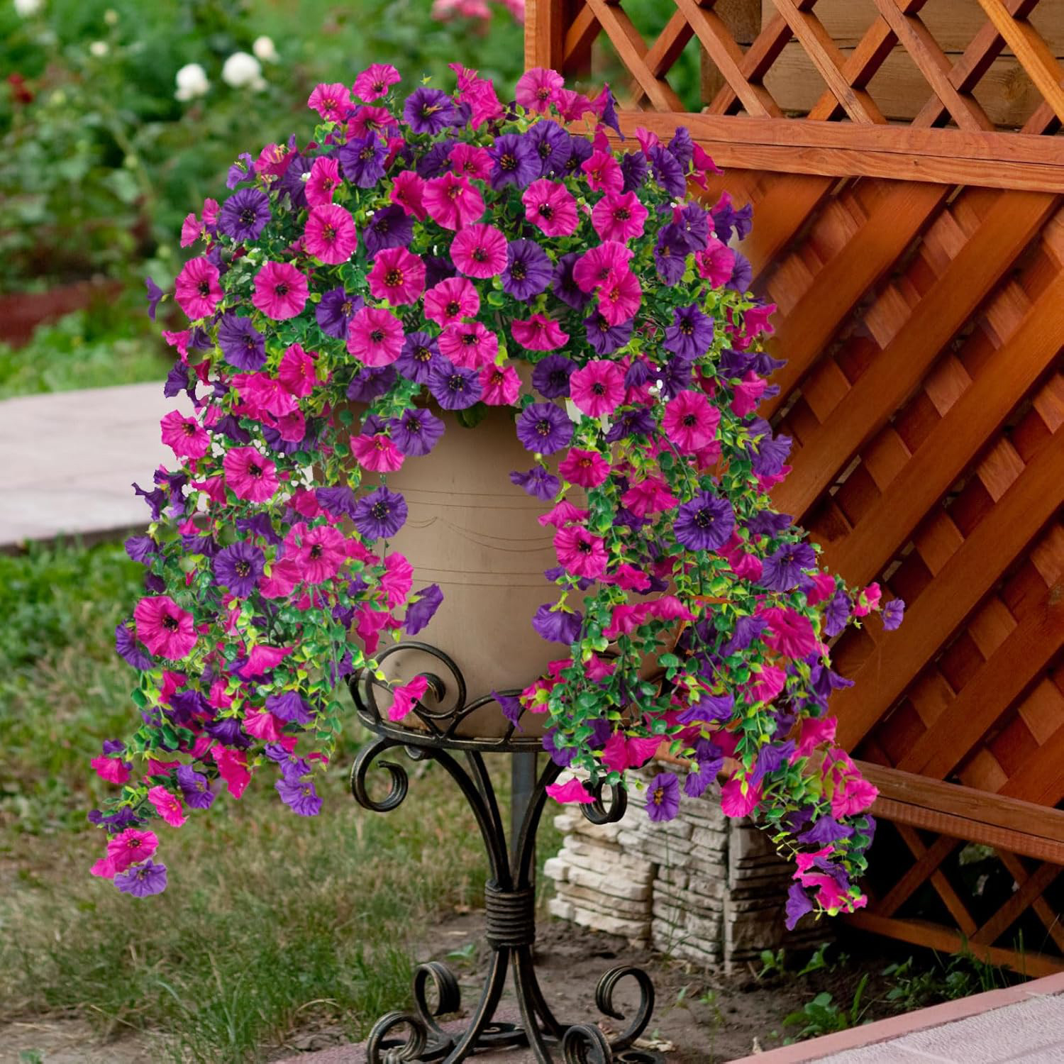 Artificial Flower Vine Morning - Outdoor Furniture Cafe ulasan dan harga