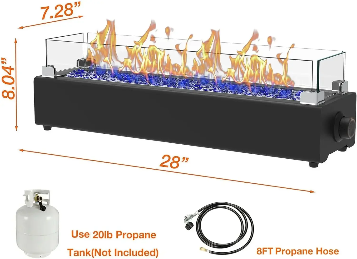 28-inch Table Top Propane Fire - Fire Pit Bowl ulasan dan harga