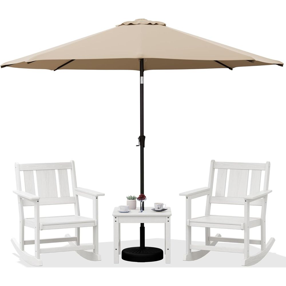 2-Piece Outdoor Rocking Chairs - Outdoor Furniture Umbrella ulasan dan harga