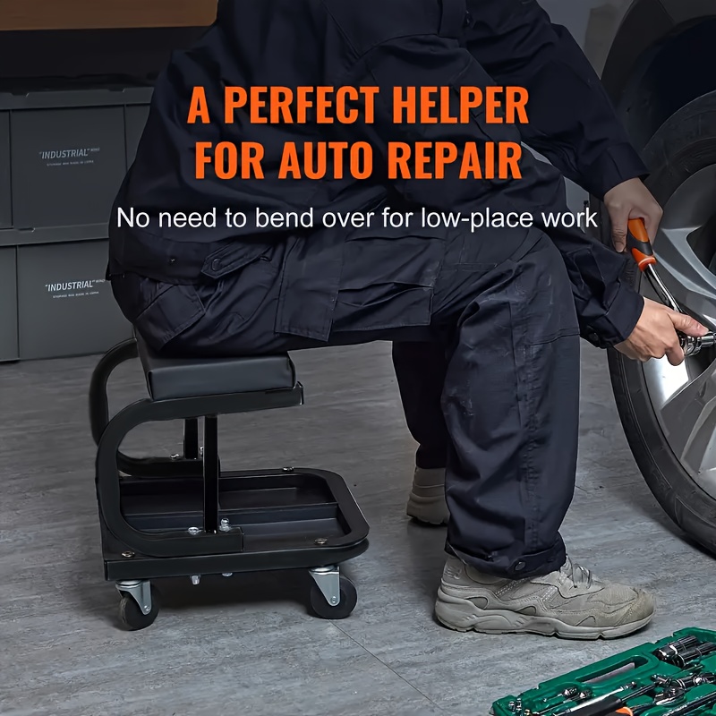 Mechanic chair with tool tray, - Outdoor Furniture Diy ulasan dan harga