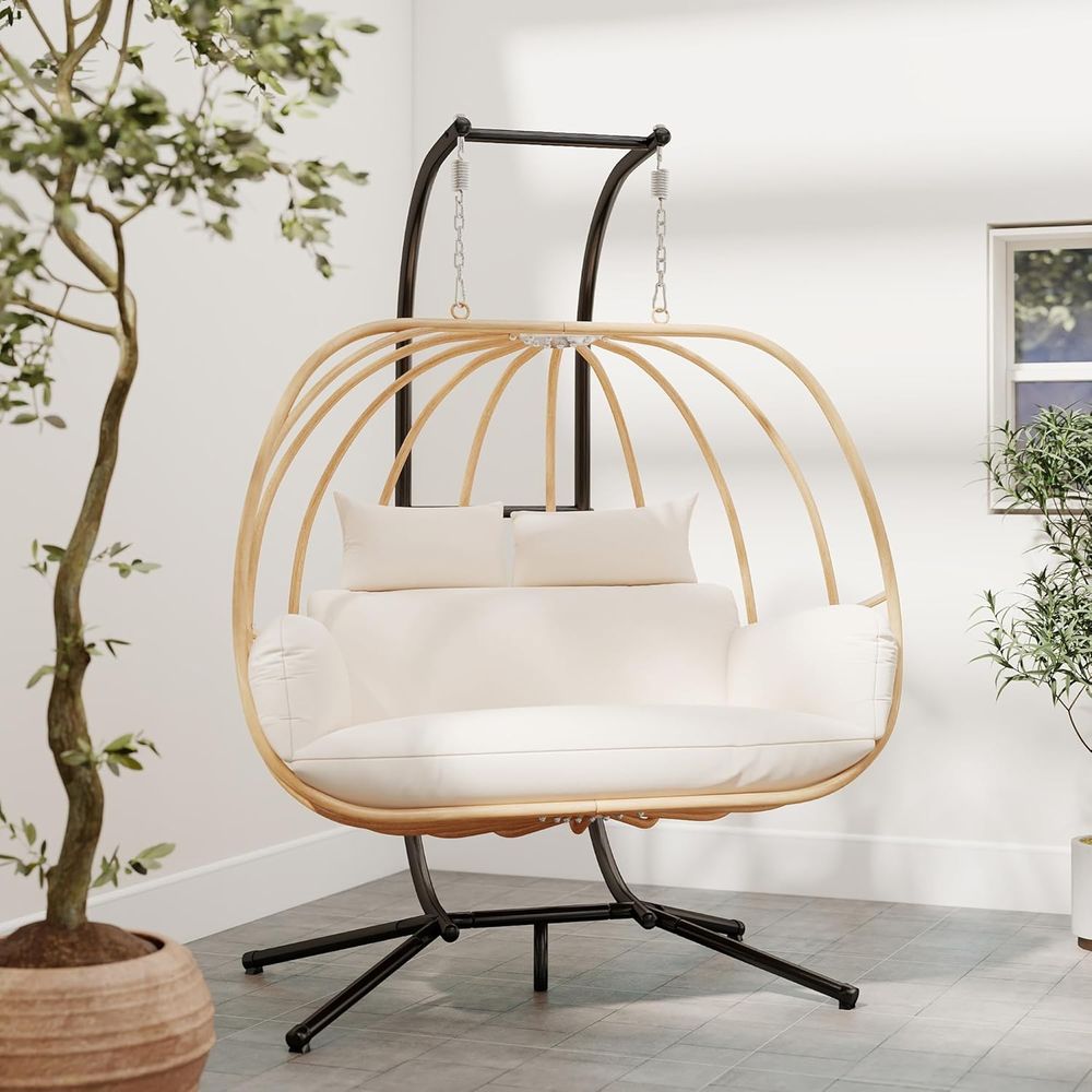 All-Weather Outdoor Double Egg - Hanging Egg Chair ulasan dan harga