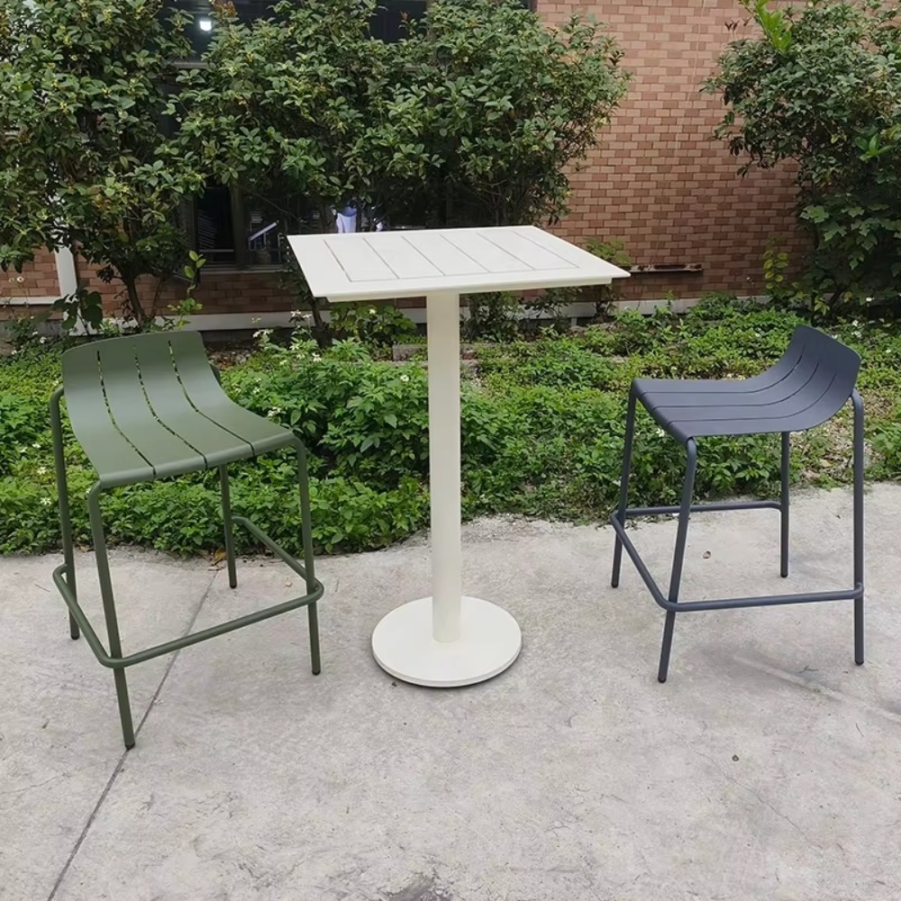 Italy Design Customizable Alum - Outdoor Furniture Cafe ulasan dan harga