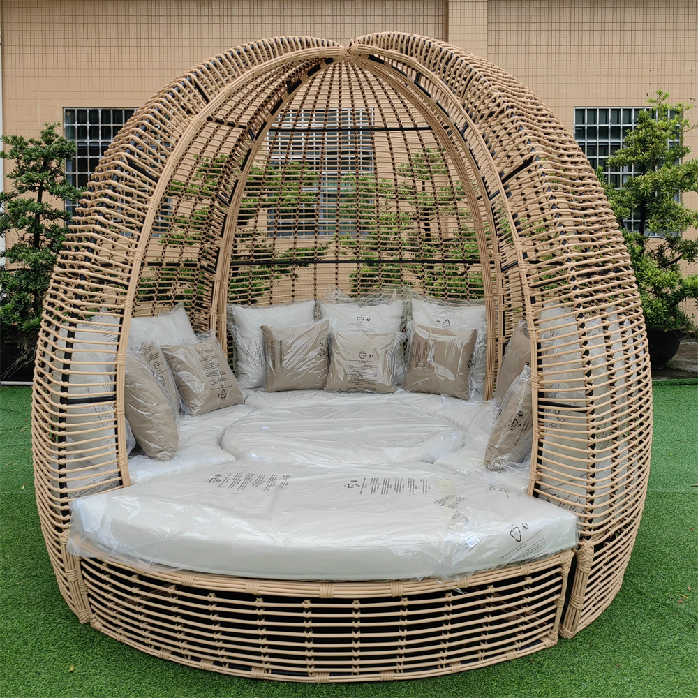 High Quality PE Rattan Waterpr - Outdoor Furniture Recliner Set ulasan dan harga