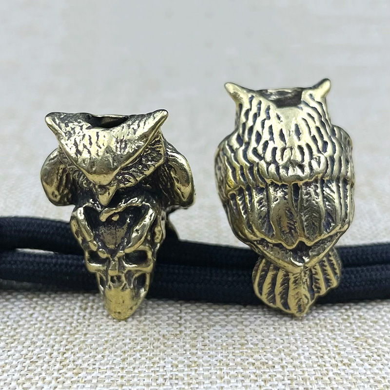 Brass Owl Skull Head White EDC - Outdoor Furniture Diy ulasan dan harga