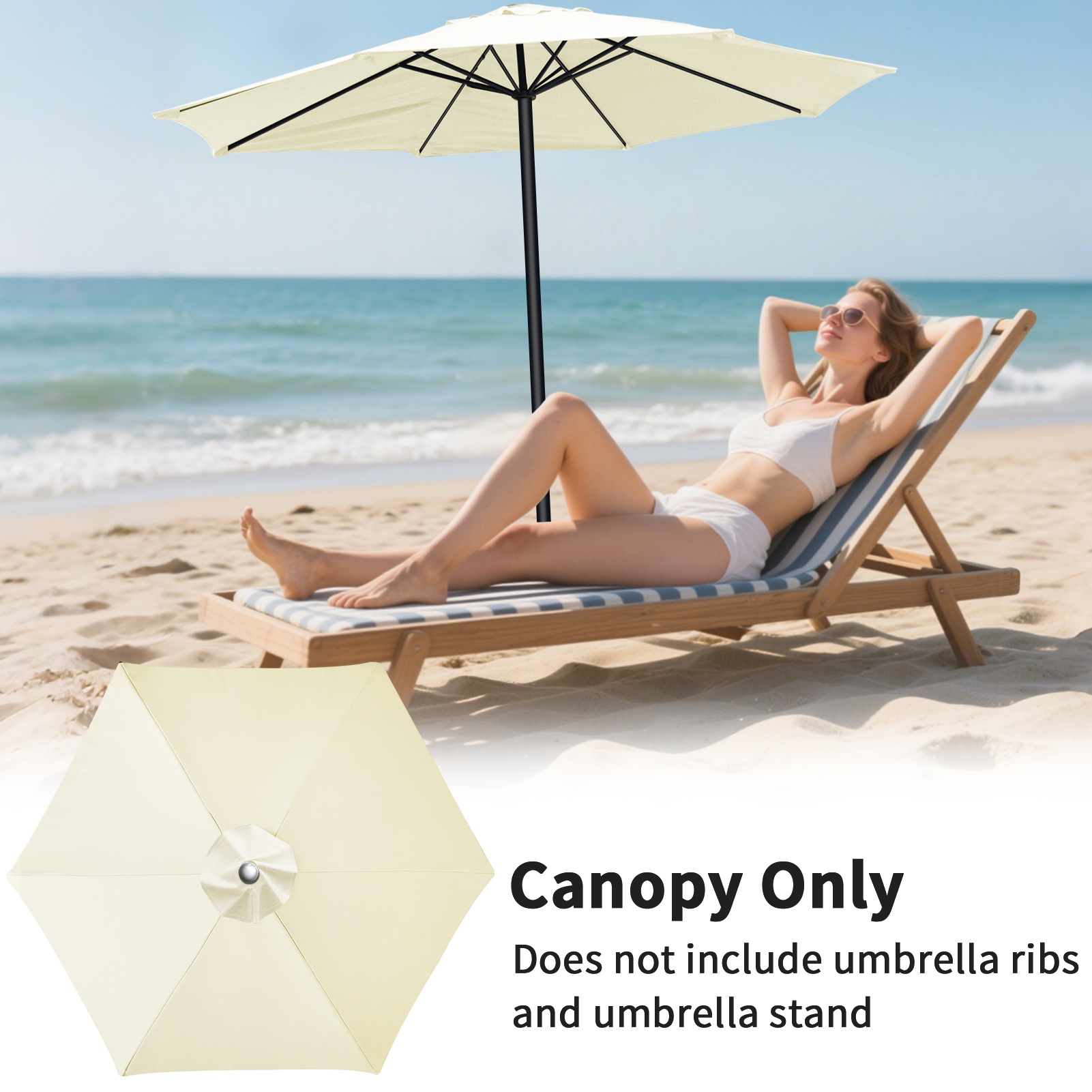 Waterproof Replacement Umbrell - Outdoor Furniture Umbrella ulasan dan harga