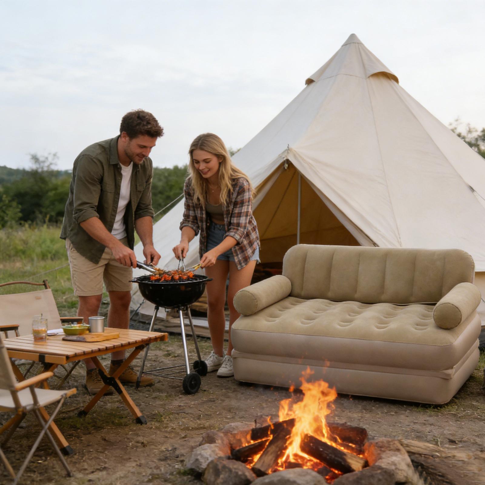 Air Sofa With Air Pump Folding - Outdoor Furniture Arhaus ulasan dan harga