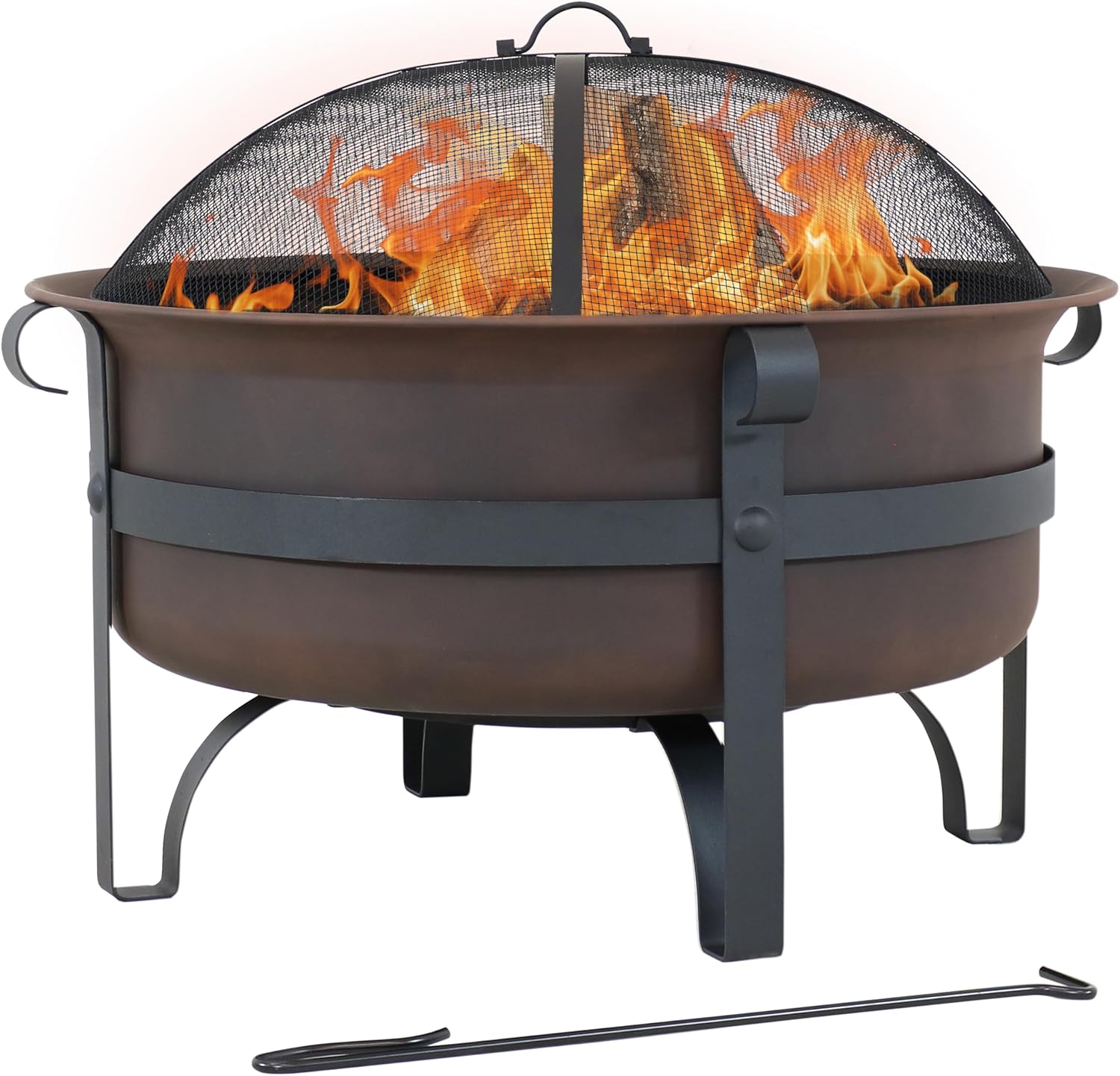 Sunnydaze 29 Inch Cauldron Woo - Fire Pit Bowl ulasan dan harga