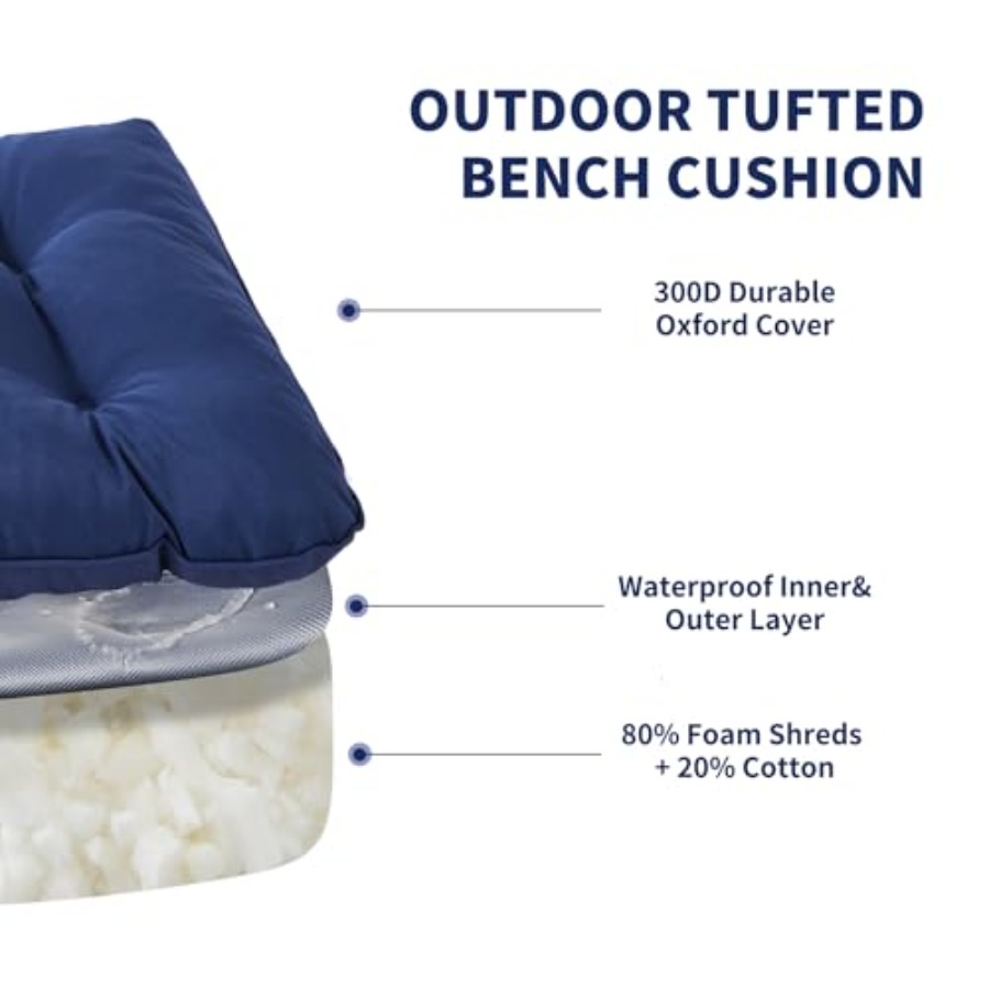 Outdoor Bench Cushion,,Waterpr - Outdoor Furniture Without Cushions ulasan dan harga