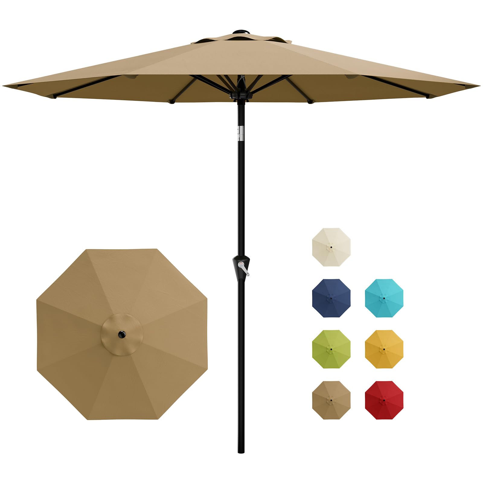 9FT Patio Umbrella - Outdoor T - Outdoor Furniture Umbrella ulasan dan harga