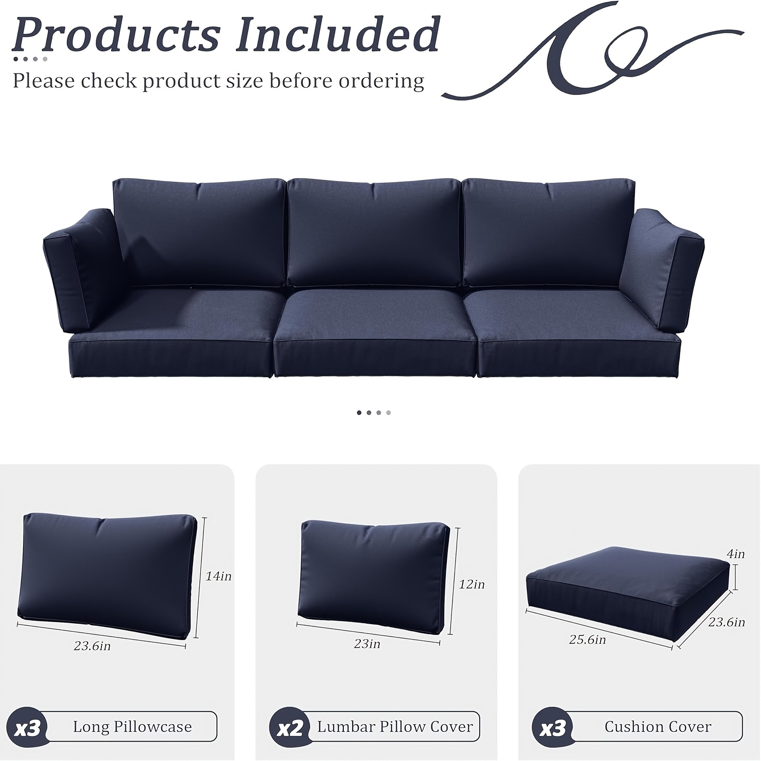 8P Outdoor Cushion Slipcovers  - Outdoor Furniture Without Cushions ulasan dan harga