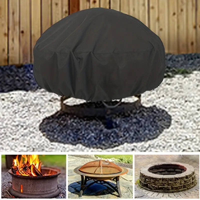1pcs Fire Pit Cover, Round Fir - Fire Pit Bowl ulasan dan harga