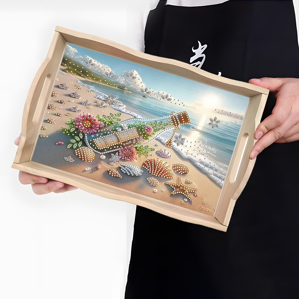 A diamond-painted square tray  - Outdoor Furniture Design ulasan dan harga
