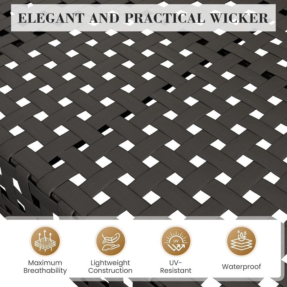 7-Piece High-Leg Outdoor Secti - Outdoor Furniture Cafe ulasan dan harga