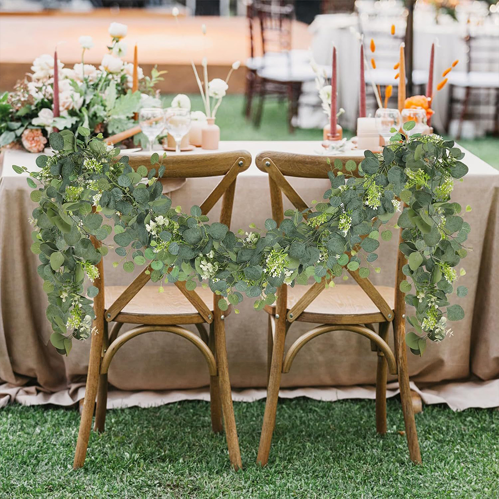 Artificial Eucalyptus Garland  - Outdoor Furniture Cafe ulasan dan harga