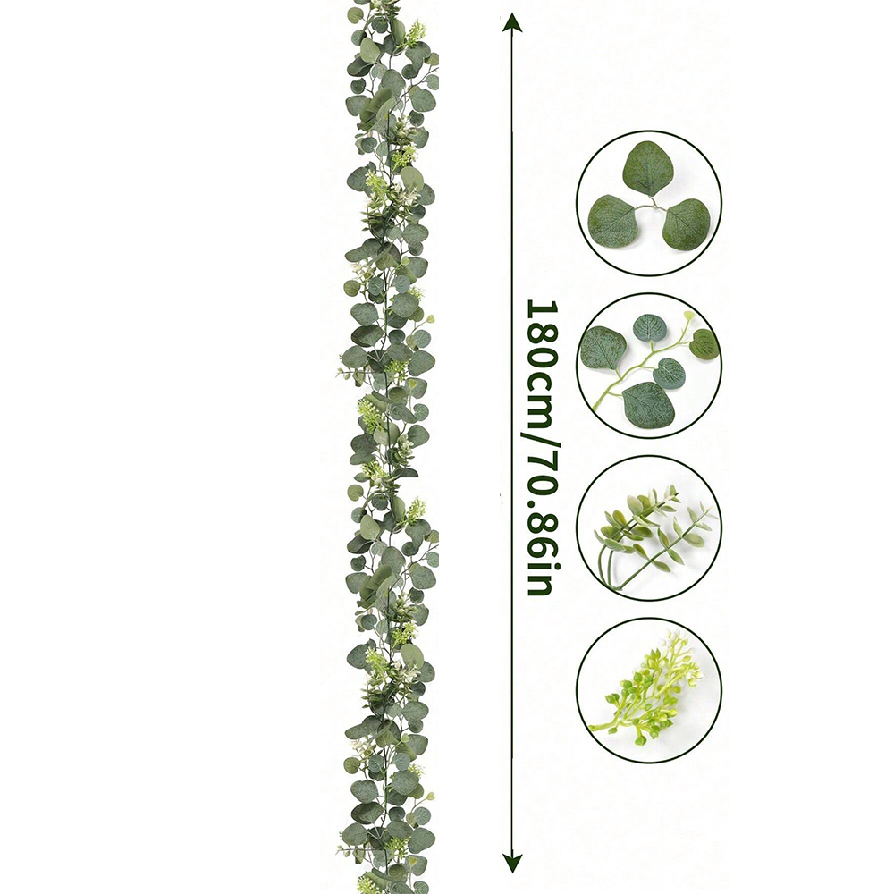 Artificial Eucalyptus Garland  - Outdoor Furniture Cafe ulasan dan harga