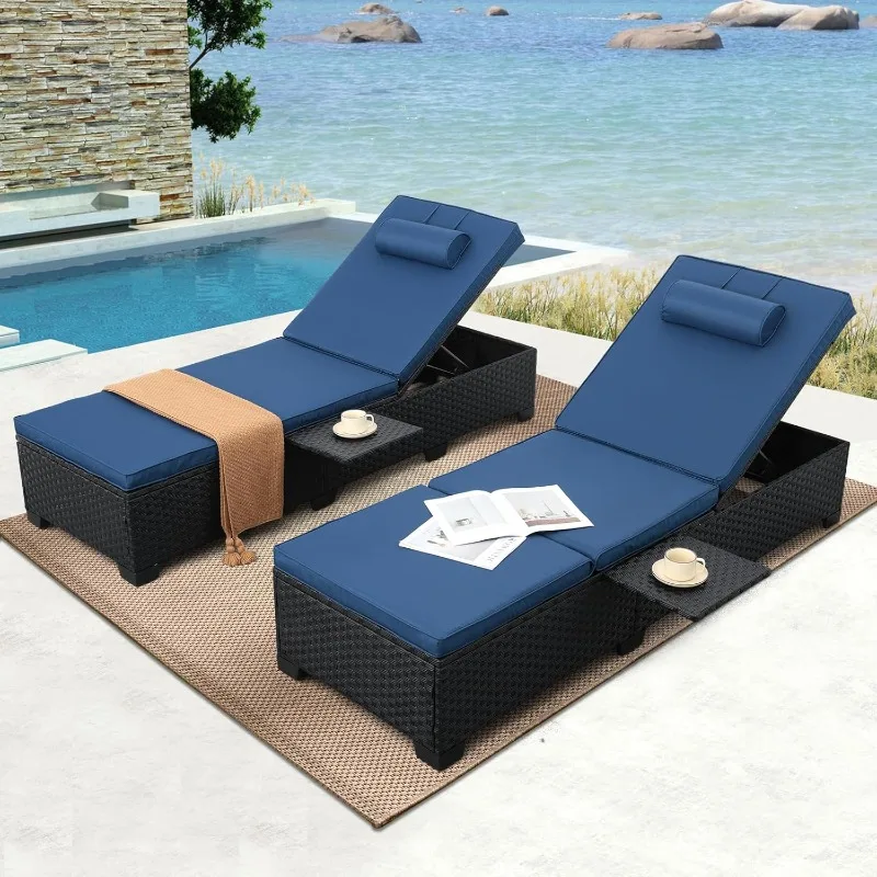 WAROOM Outdoor Chaise Lounge C - Outdoor Furniture Recliner Set ulasan dan harga