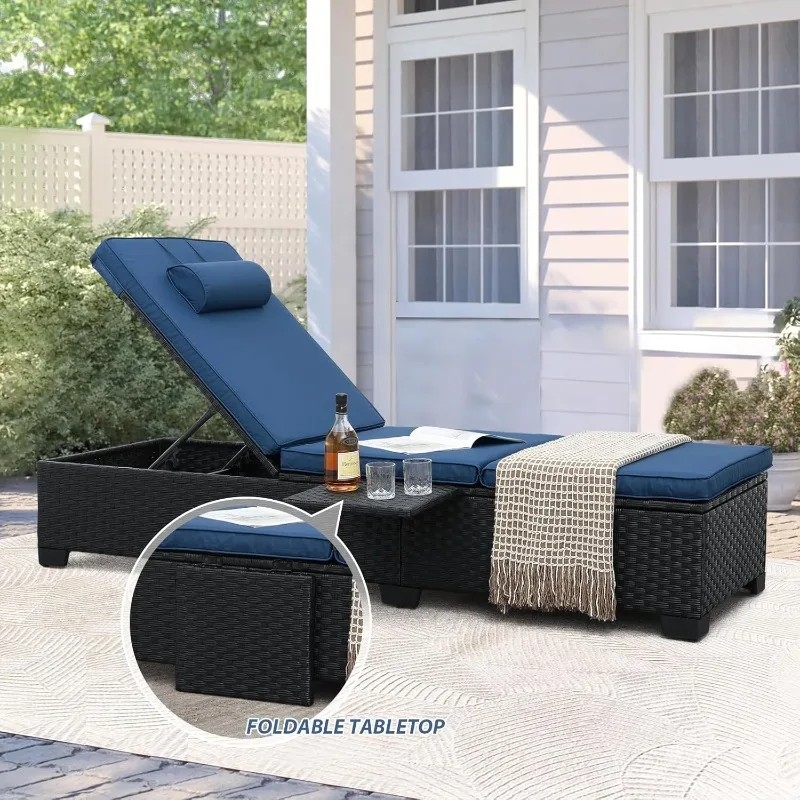 WAROOM Outdoor Chaise Lounge C - Outdoor Furniture Recliner Set ulasan dan harga