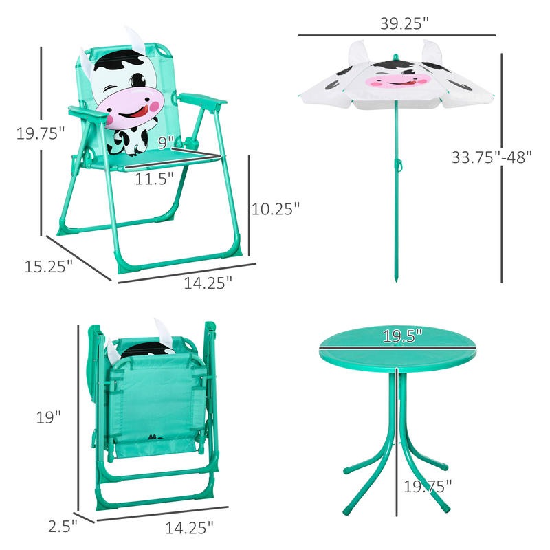 Table and Chair Set, Outdoor F - Outdoor Furniture Umbrella ulasan dan harga