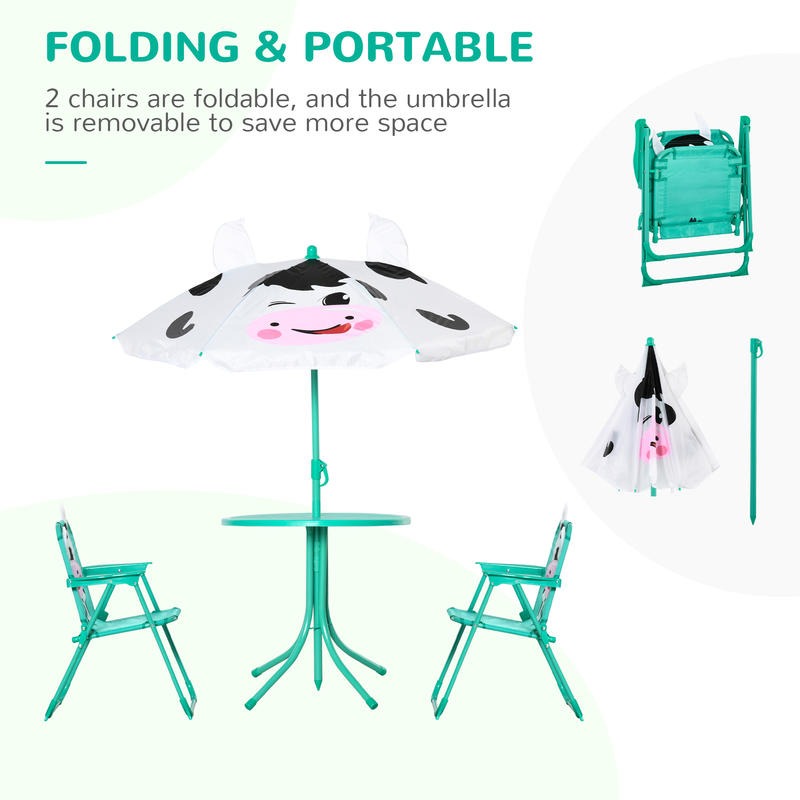 Table and Chair Set, Outdoor F - Outdoor Furniture Umbrella ulasan dan harga
