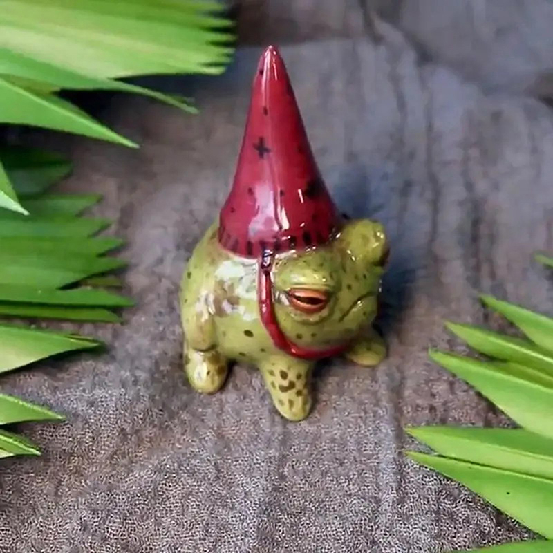 Witch Hat Little Frog Statue R - Outdoor Furniture Arhaus ulasan dan harga
