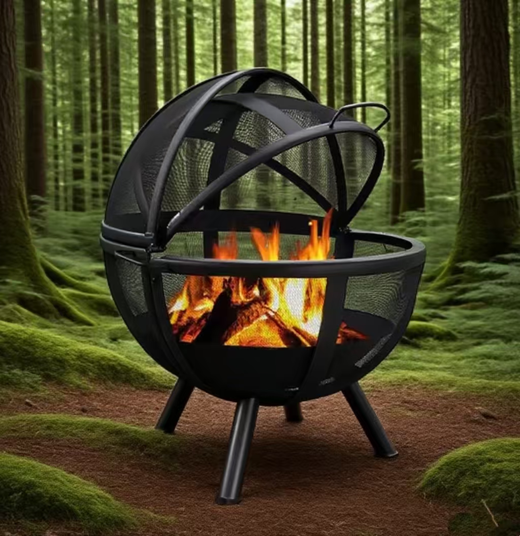 Ball Shaped Outdoor Garden Pat - Fire Pit Bowl ulasan dan harga