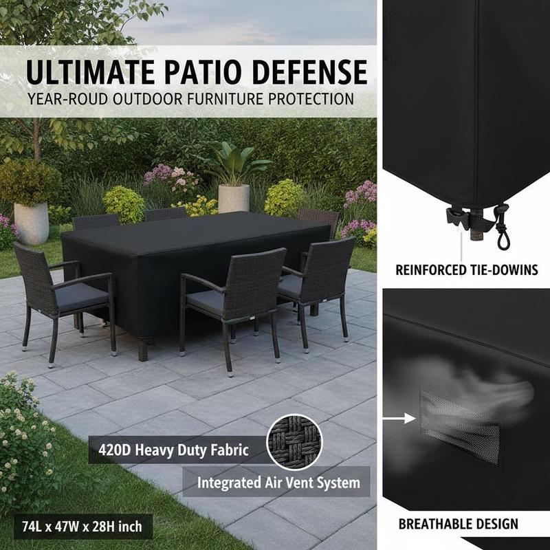 Outdoor Table Set Protector 74 - Outdoor Furniture Design ulasan dan harga