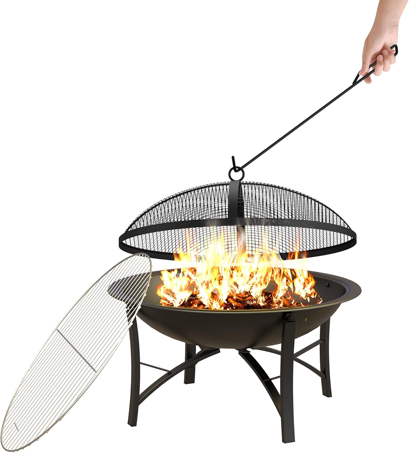Fire Pit for Outside Wood Burn - Fire Pit Bowl ulasan dan harga